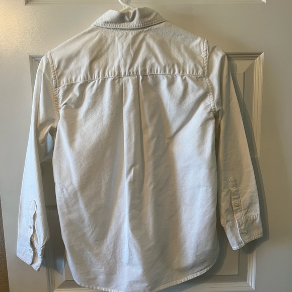 Lands’ End White Dress Shirt Medium 10-12 - Picture 5 of 6